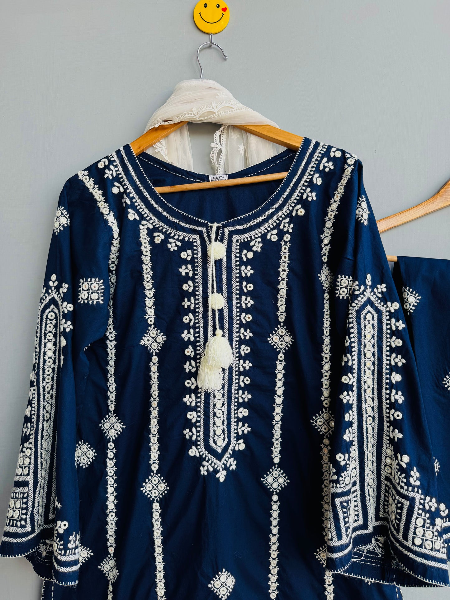 Nazaakat - 2Pc Hand Embroidered Suit