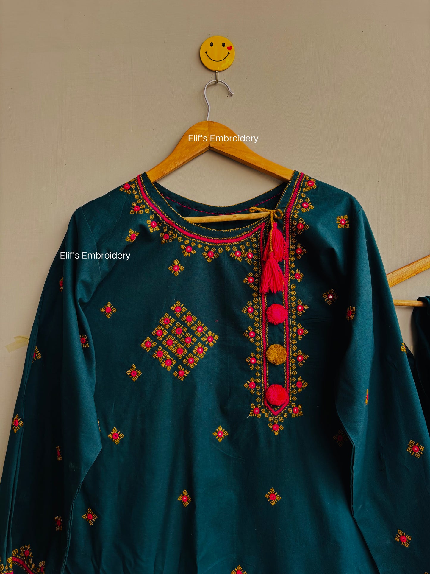 GreyGrace - 2PC Hand Embroidered Suit