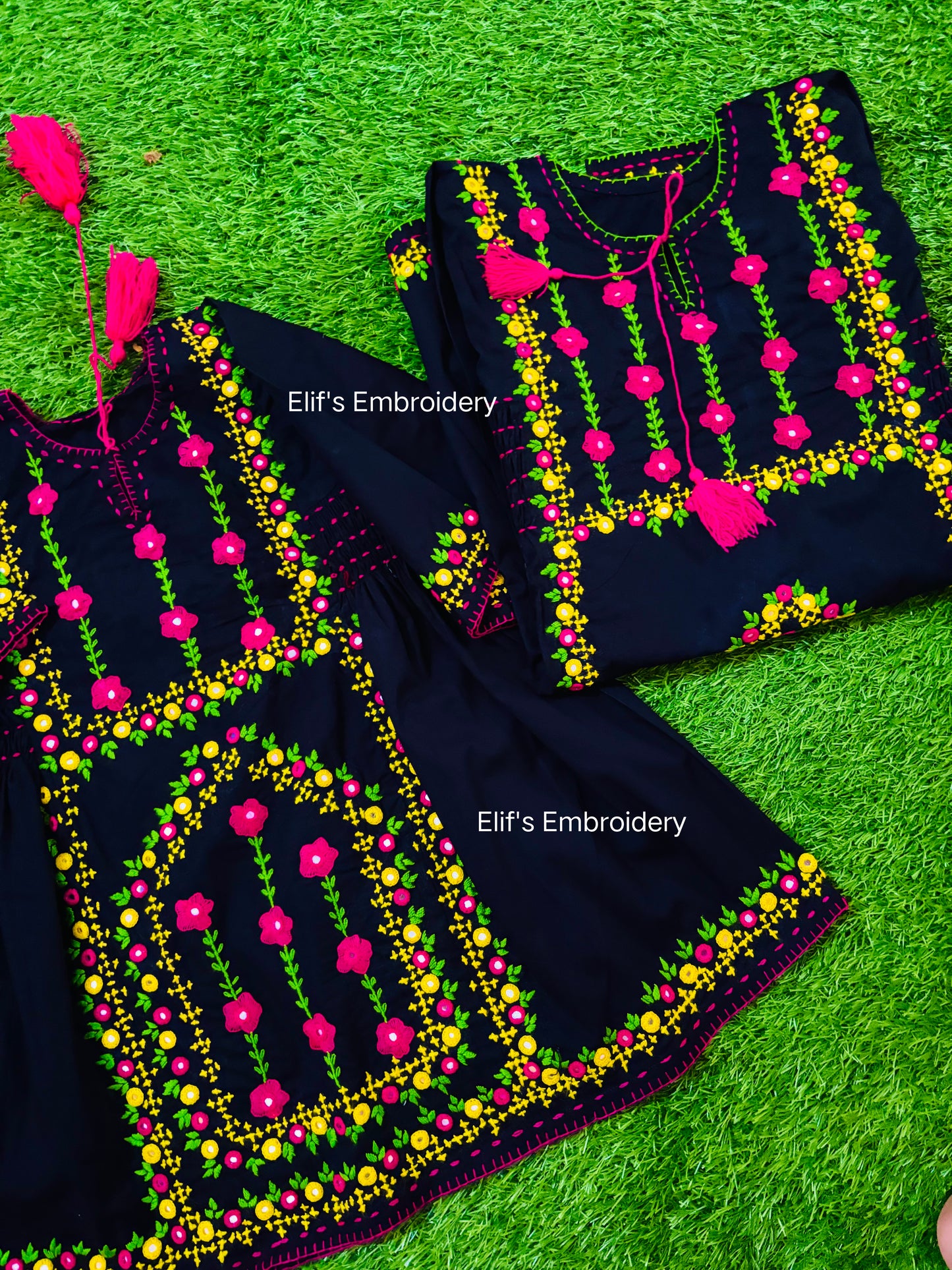 Elvina - Kids + Adults Hand Embroidered Suit
