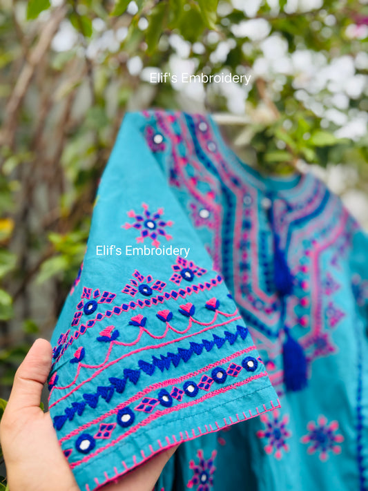 EmbroiBliss - 2Pc Hand Embroidered Suit