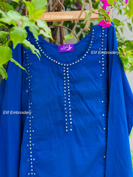 Camilla - 2Pc Hand Embroidered Shirt