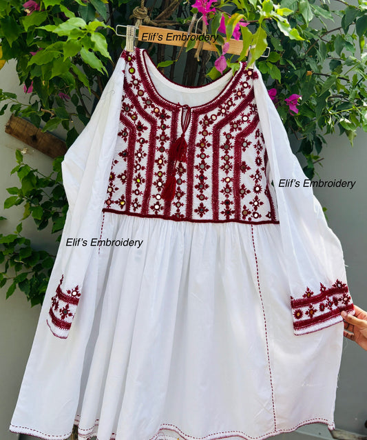 Hooriya - 2PC Hand Embroidered Suit