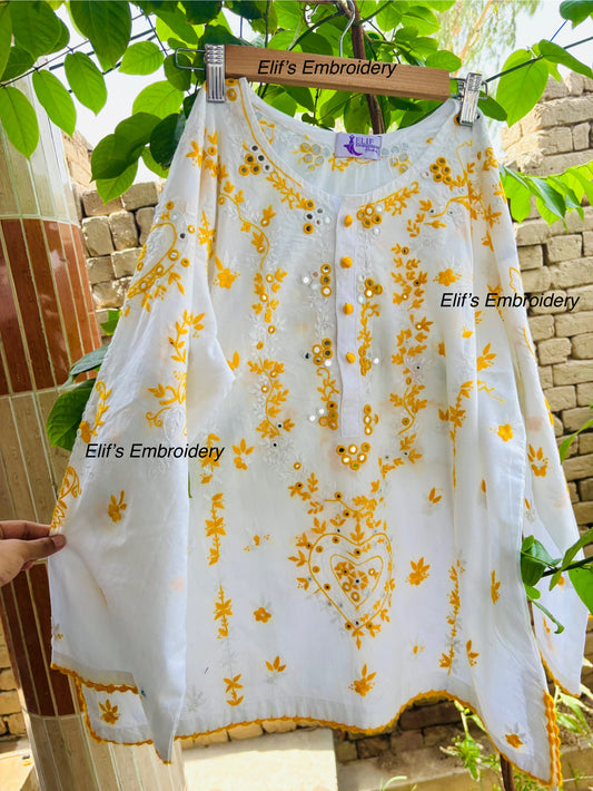 Sarwat - 2PC Hand Embroidered Shirt