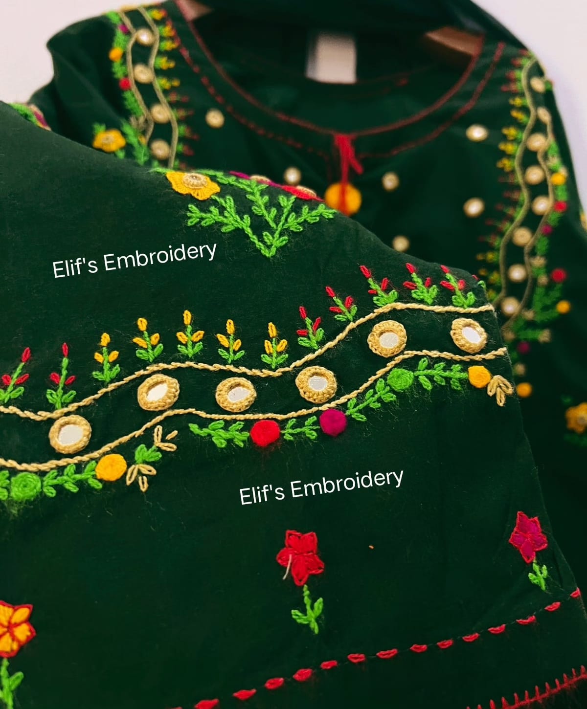 Bint e Haya - 3Pc Hand Embroidered suit