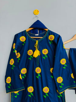Surajmukhi - Hand Embroidered 2pc Suit