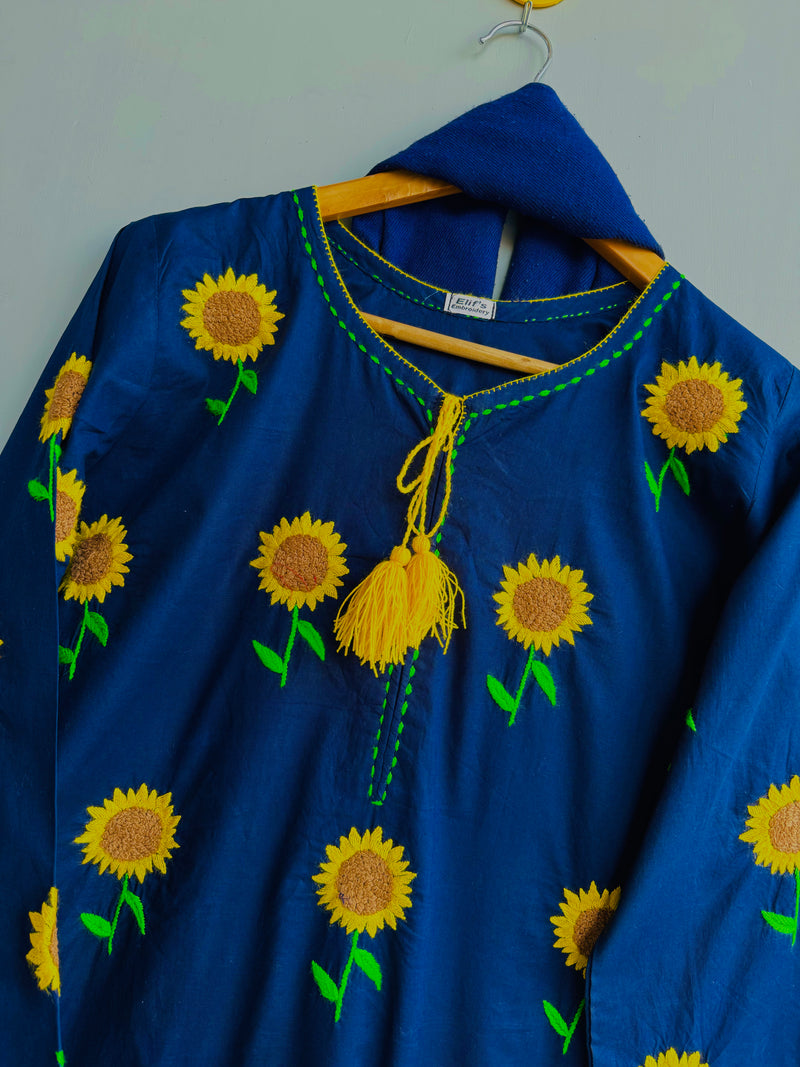 Surajmukhi - Hand Embroidered 2pc Suit