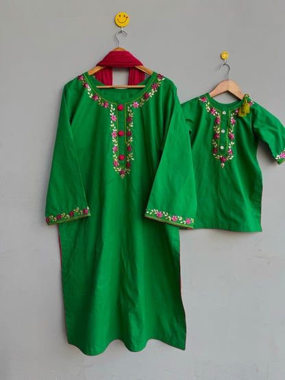 Gulbahaar - Gotta Kanari HandMade 3Pc Suit