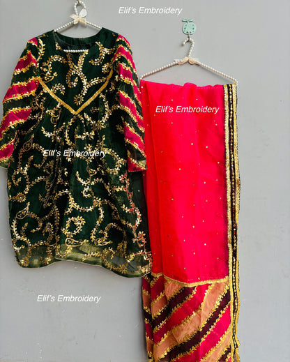 Jazminah - 3Pc Hand Embroidered Suit