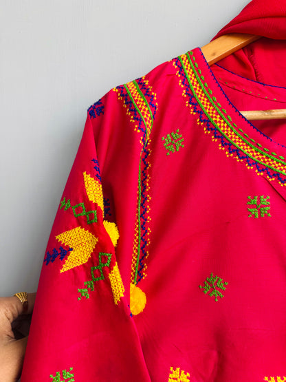 Dur e Fishan - 3Pc Hand Embroidered Suit