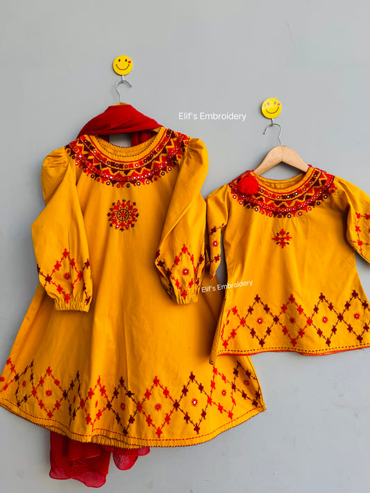 Noor & Nazaakat – Mom & Me Edit - 3Pc Ready to Wear