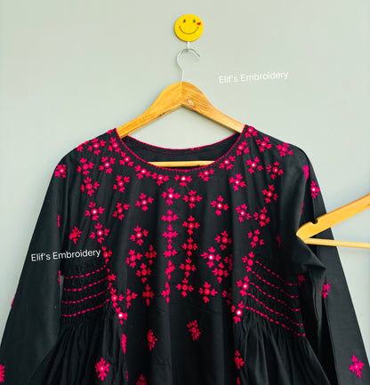 Aaina-e-Gulaab - 2Pc Hand Embroidered Suit