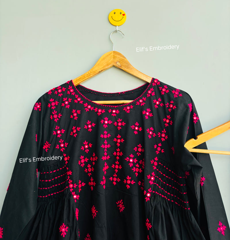Aaina-e-Gulaab - 2Pc Hand Embroidered Suit