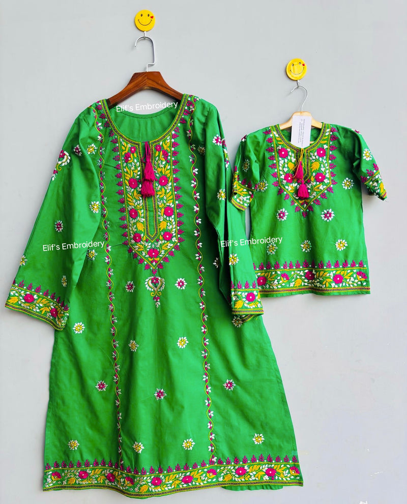 Rang e Resham - 2Pc Hand Embroidered suit