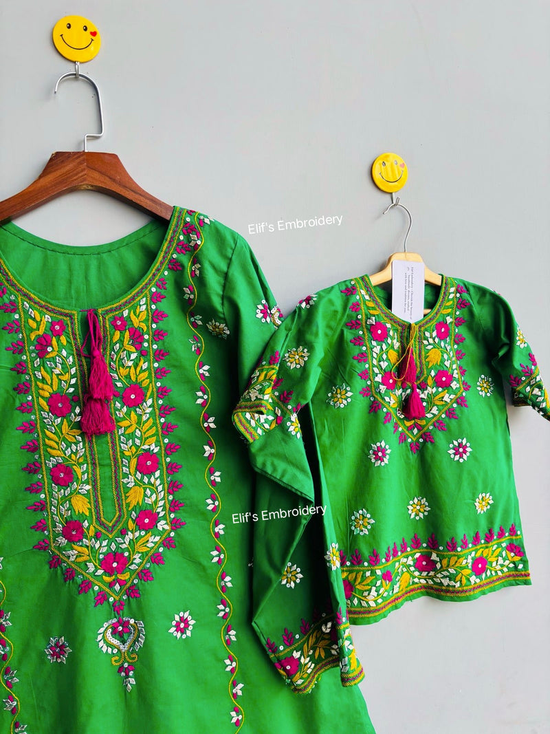 Rang e Resham - 2Pc Hand Embroidered suit