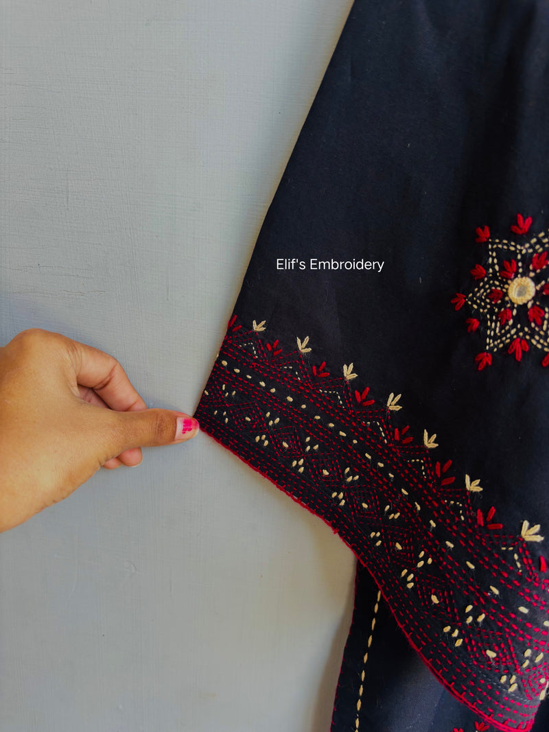 Kohinoor - 3Pc Hand Embroidered Suit