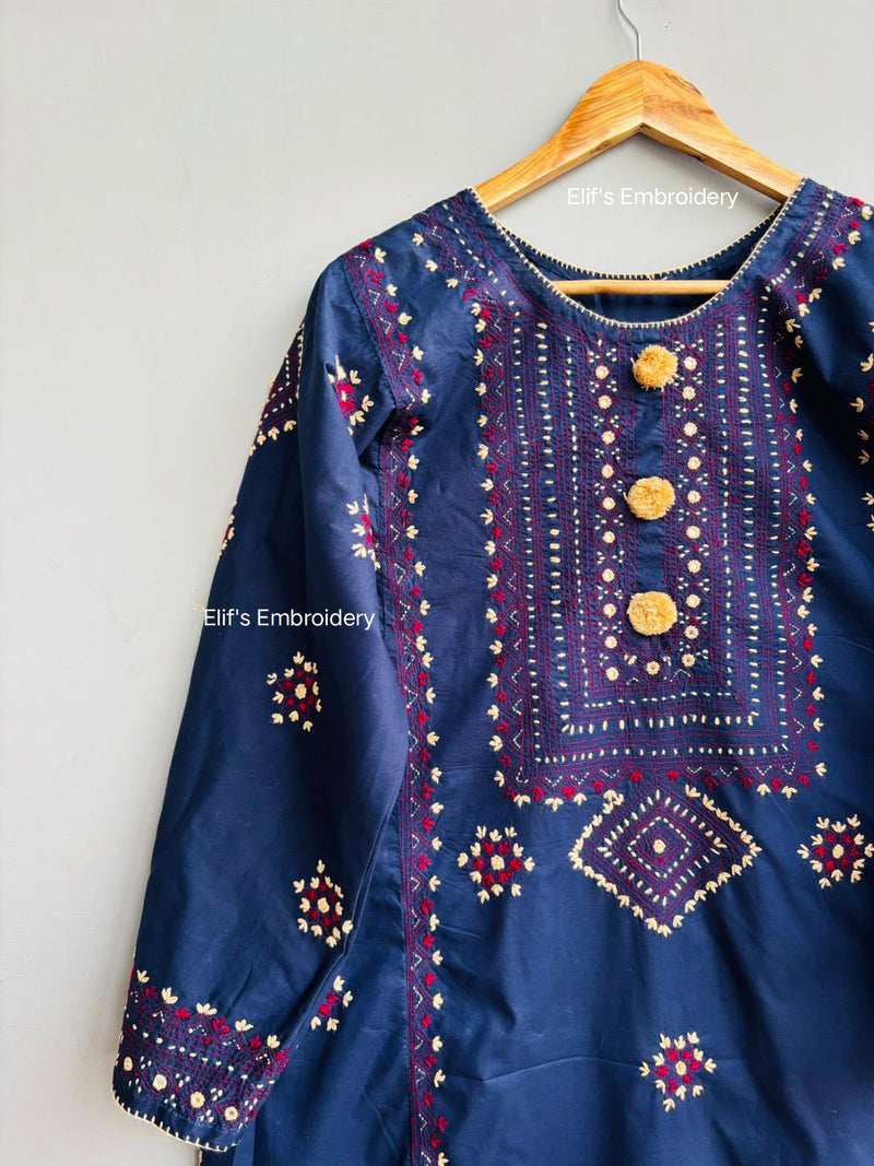 Nilofer - 2Pc Hand Embroidered Suit