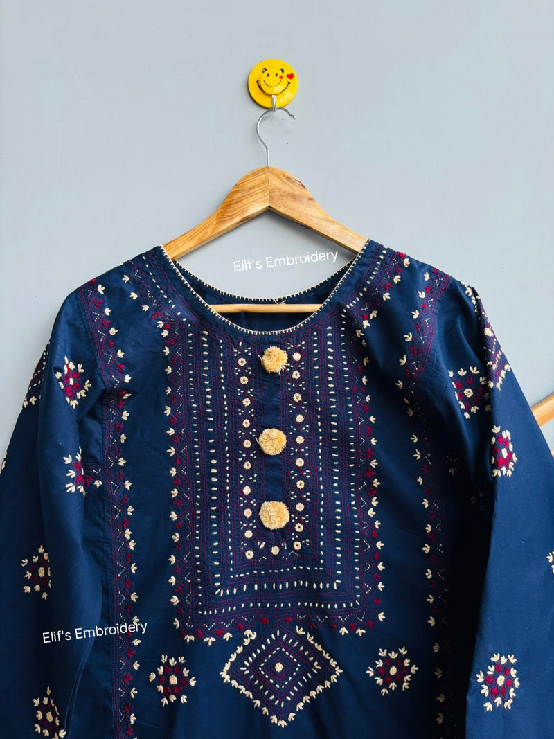 Nilofer - 2Pc Hand Embroidered Suit
