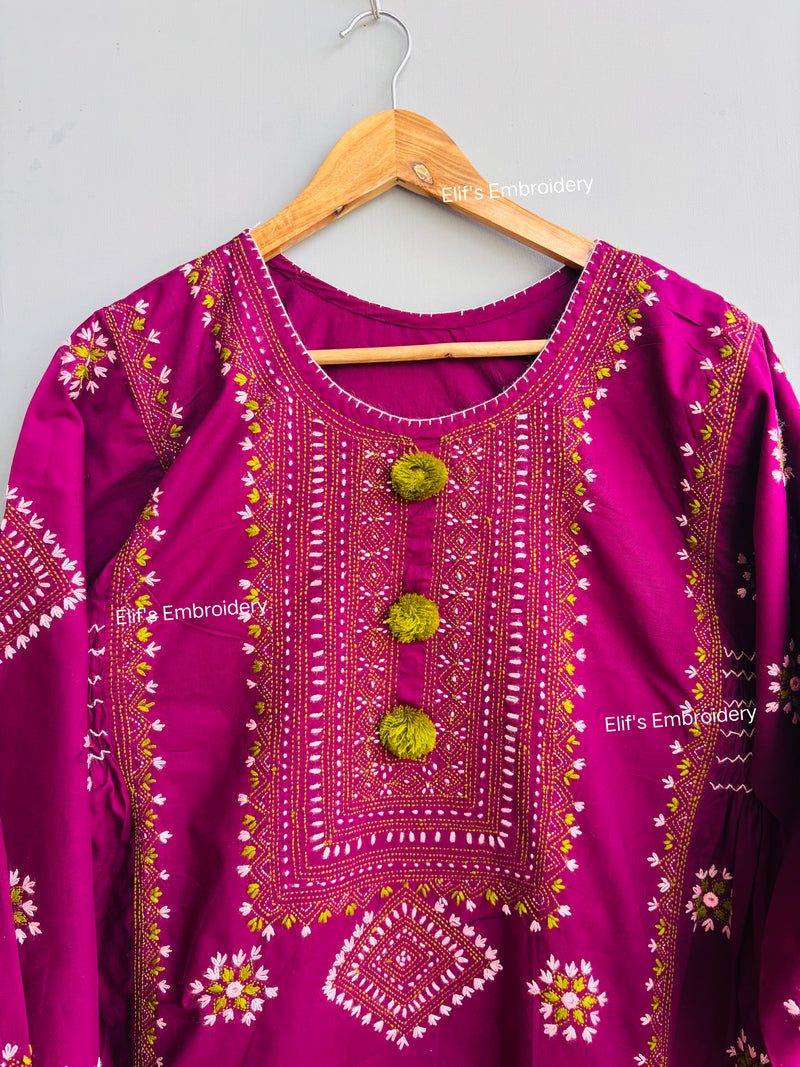 Ranihaar - 2Pc Hand Embroidered suit