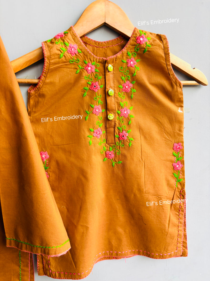 Zarlish - 2Pc Hand Embroidered Suit