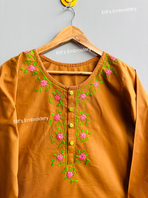 Zarlish - 2Pc Hand Embroidered Suit