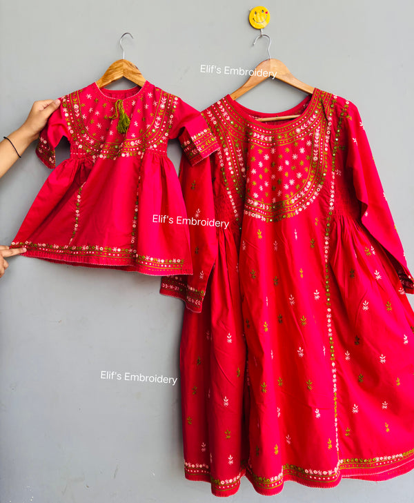 Serina - 2Pc Hand Embroidered Suit