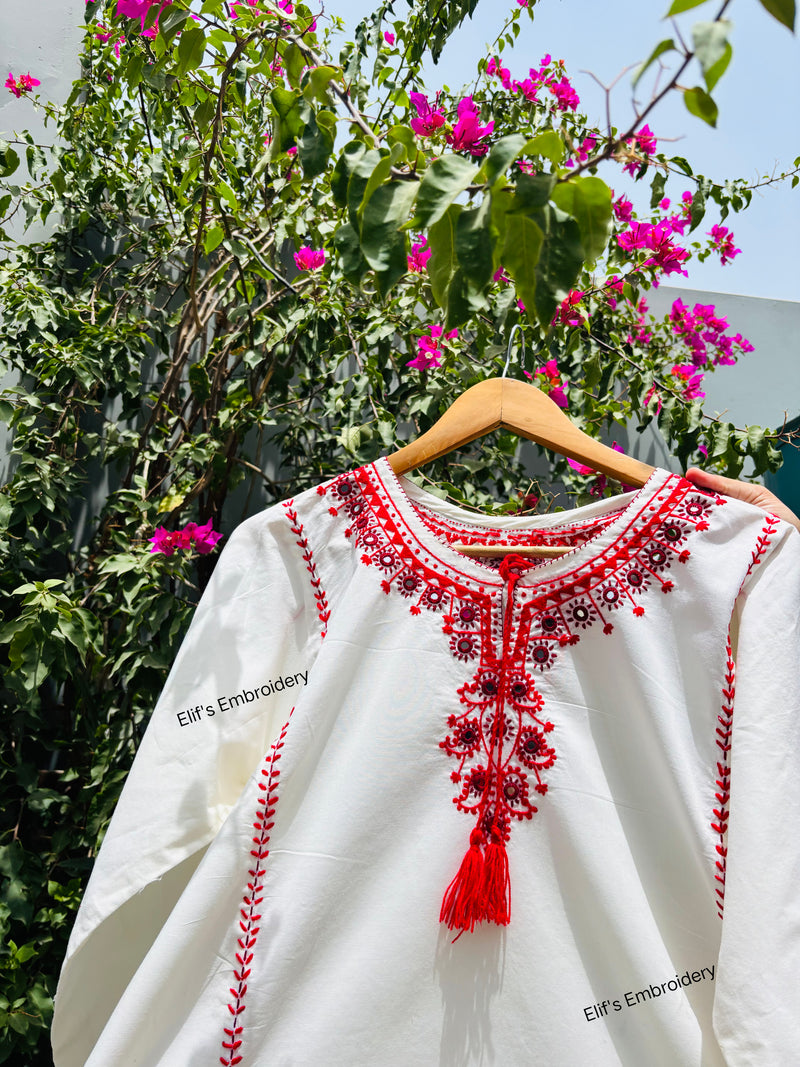 Saphire - 2Pc Hand Embroidered Suit