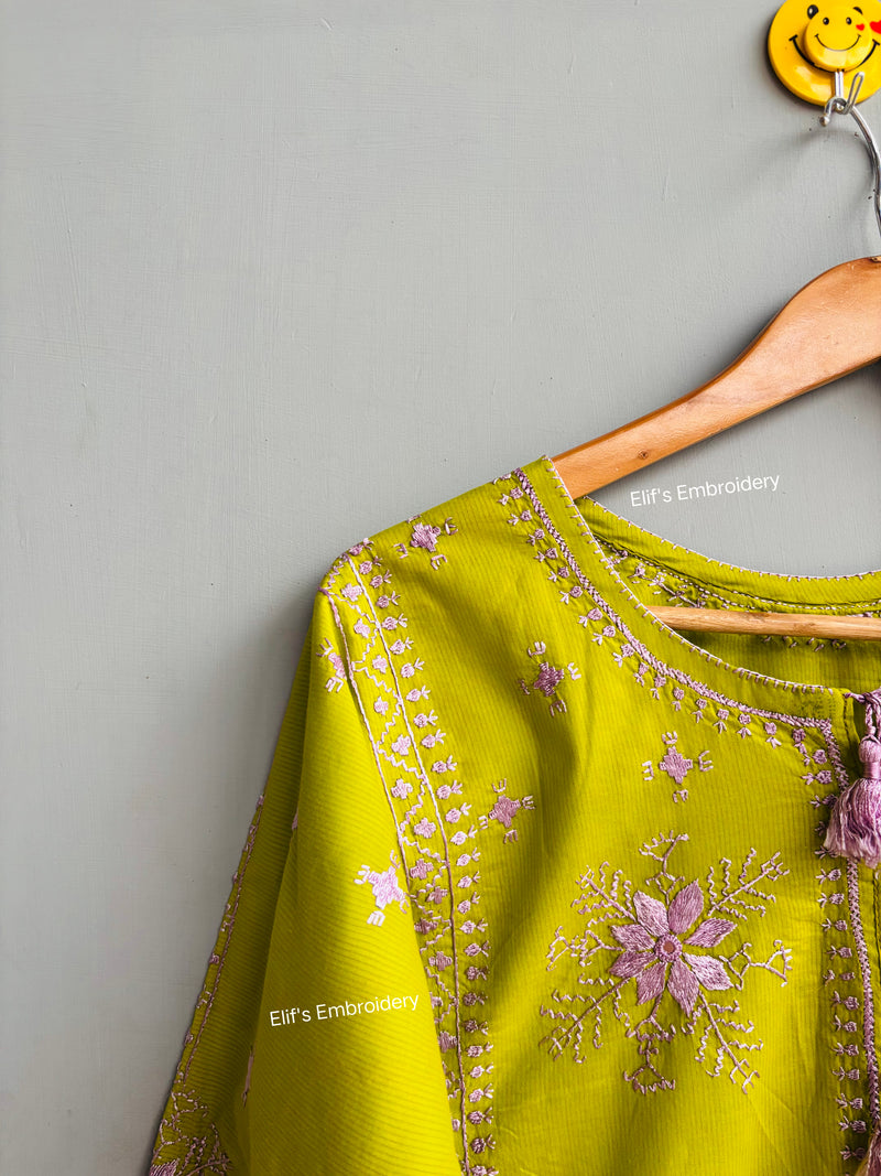 Liora - 2Pc Hand Embroidered Suit
