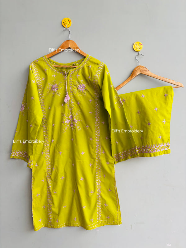 Liora - 2Pc Hand Embroidered Suit