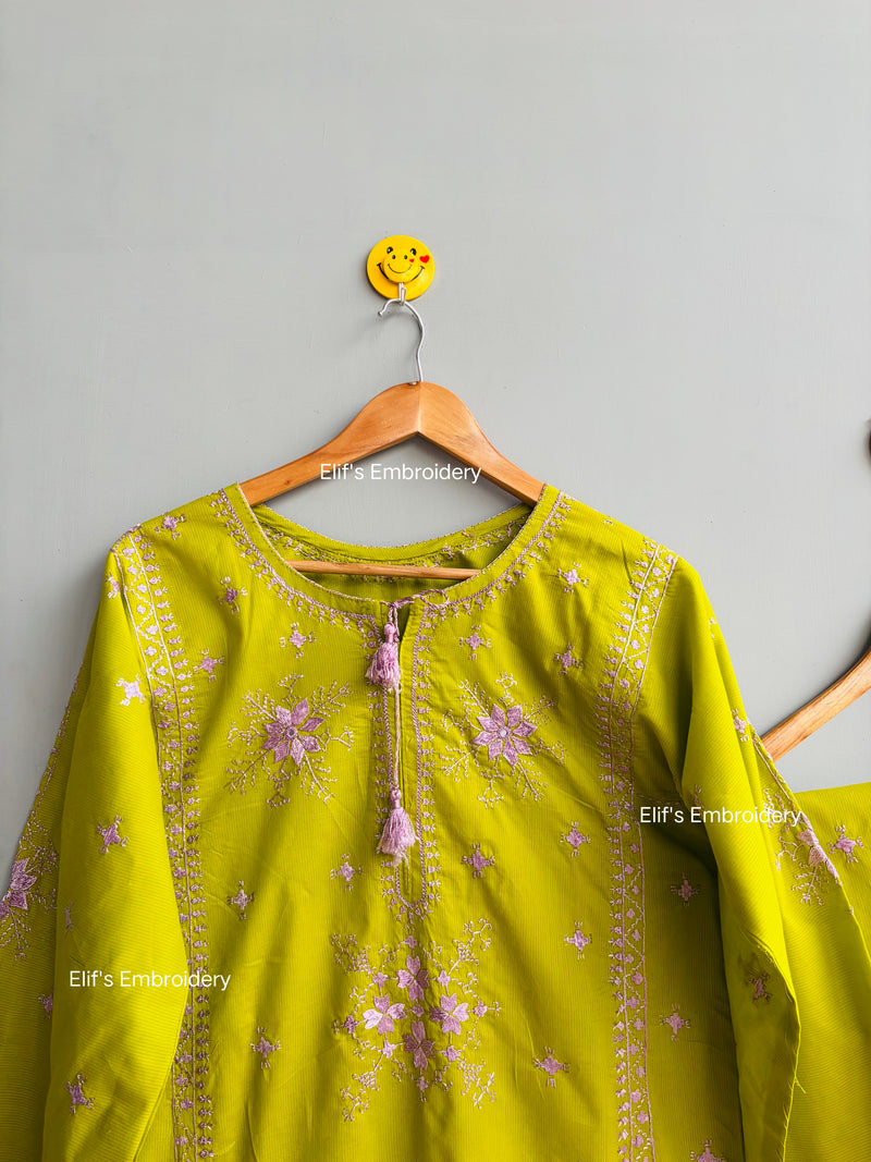 Liora - 2Pc Hand Embroidered Suit
