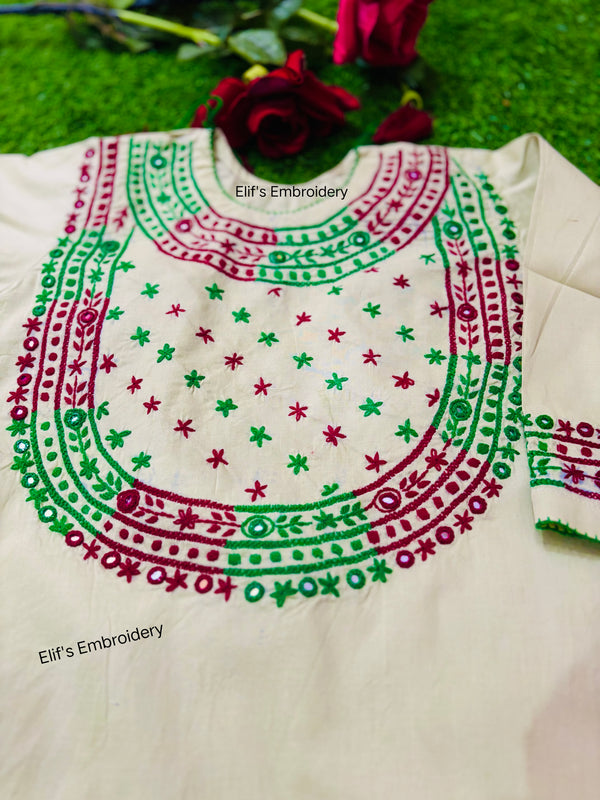 Miraal - Kids Hand Embroidered Suit