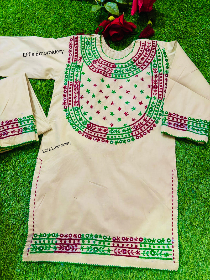 Miraal - Kids Hand Embroidered Suit