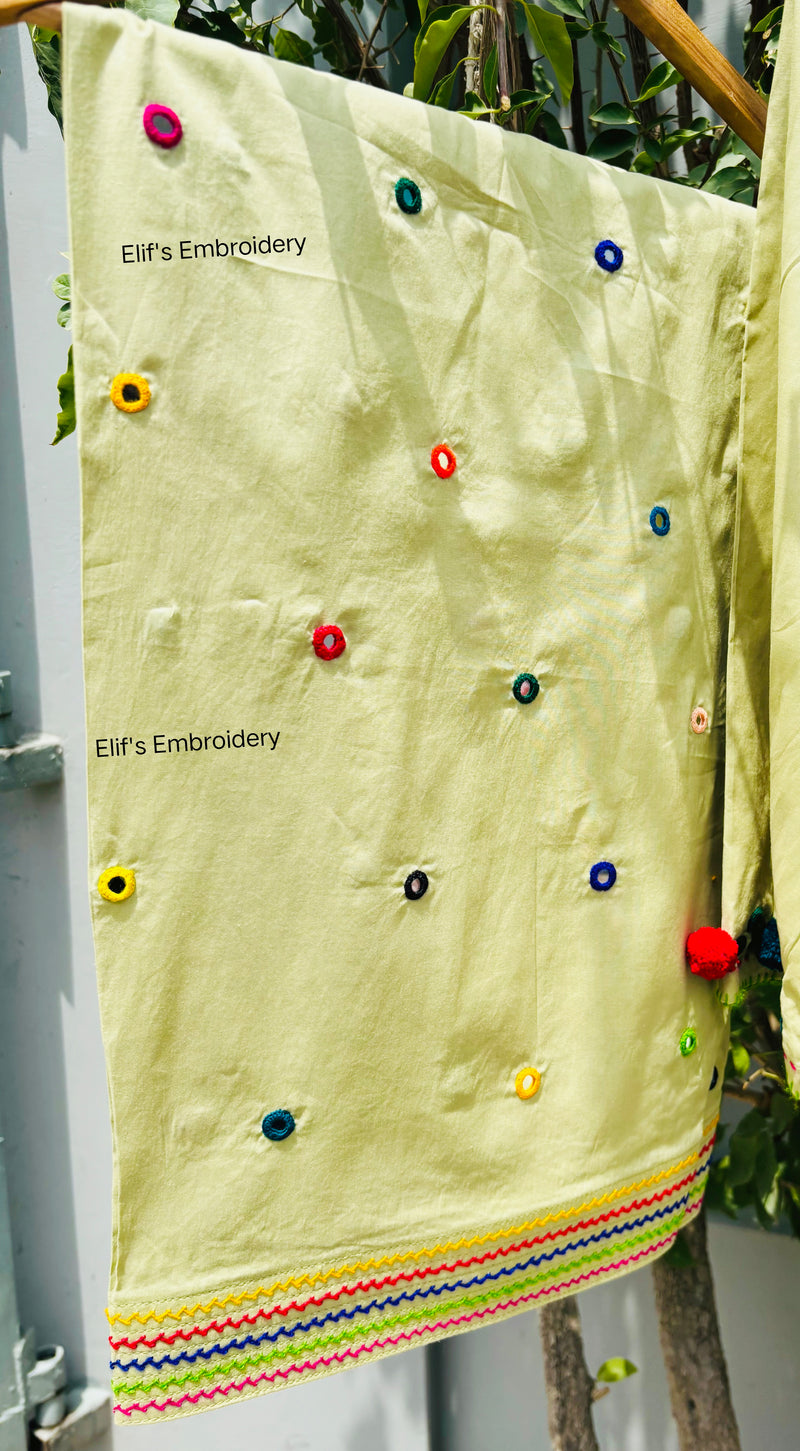 Isbah - 2Pc Hand Embroidered Suit
