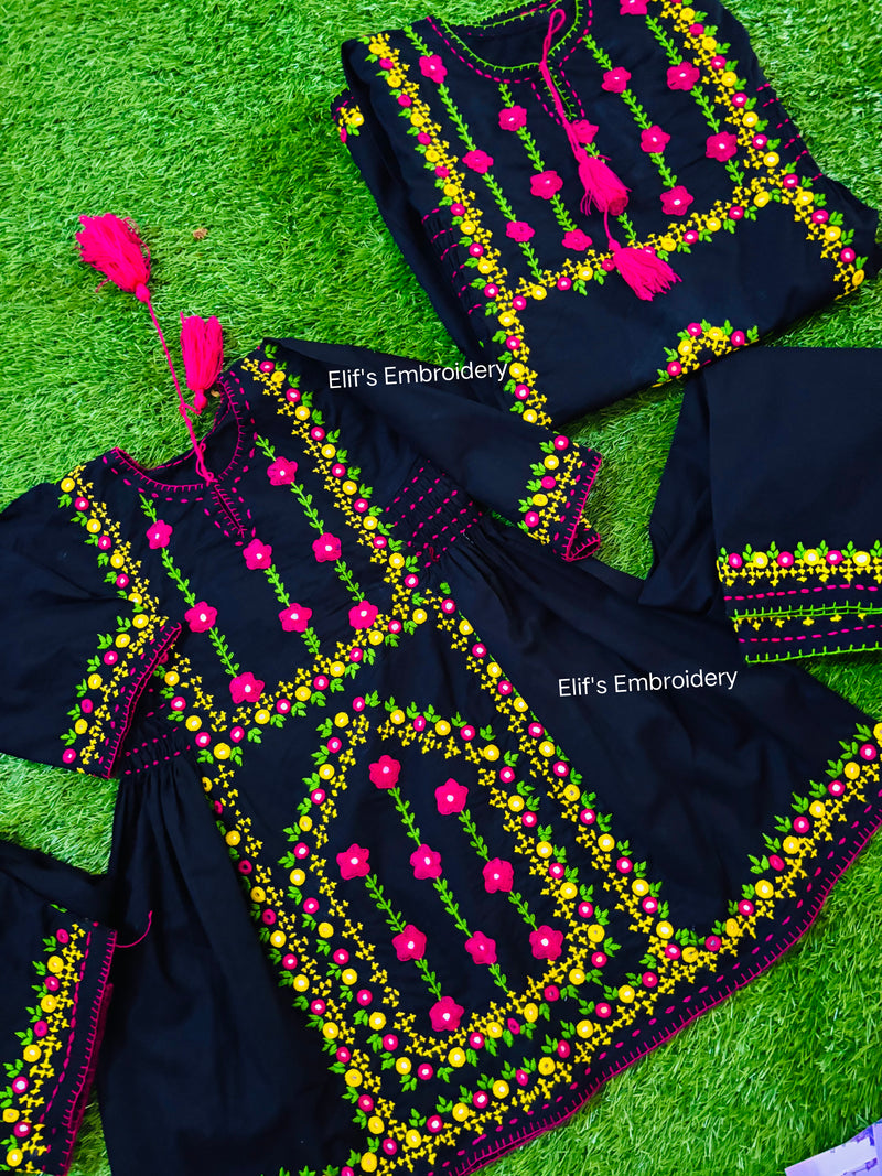Elvina - Kids + Adults Hand Embroidered Suit