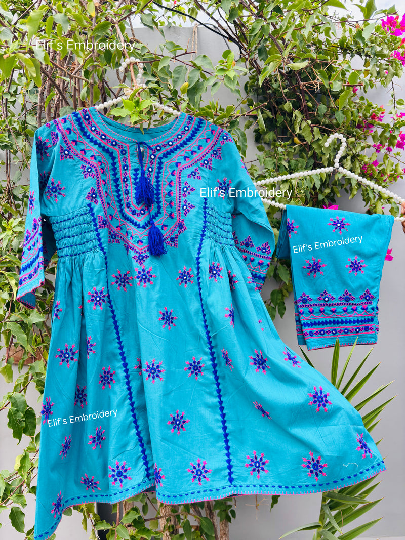 EmbroiBliss - 2Pc Hand Embroidered Suit
