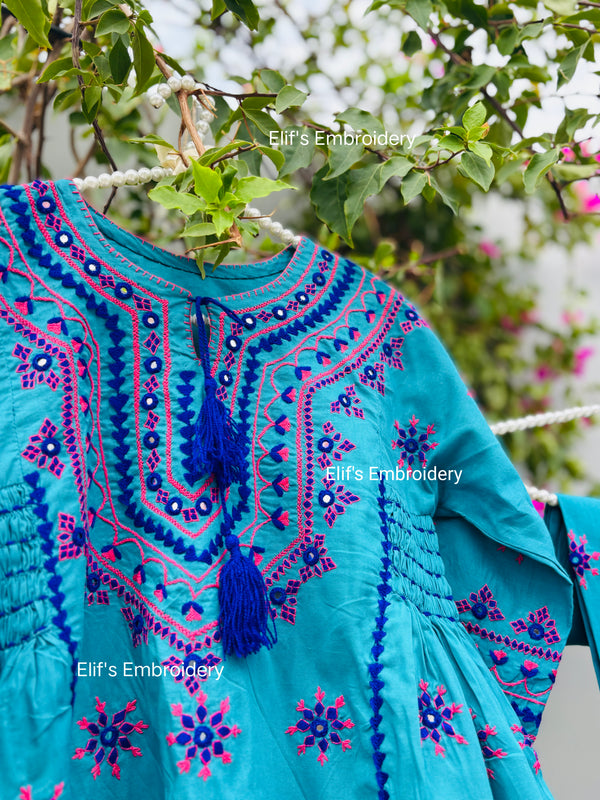 EmbroiBliss - 2Pc Hand Embroidered Suit