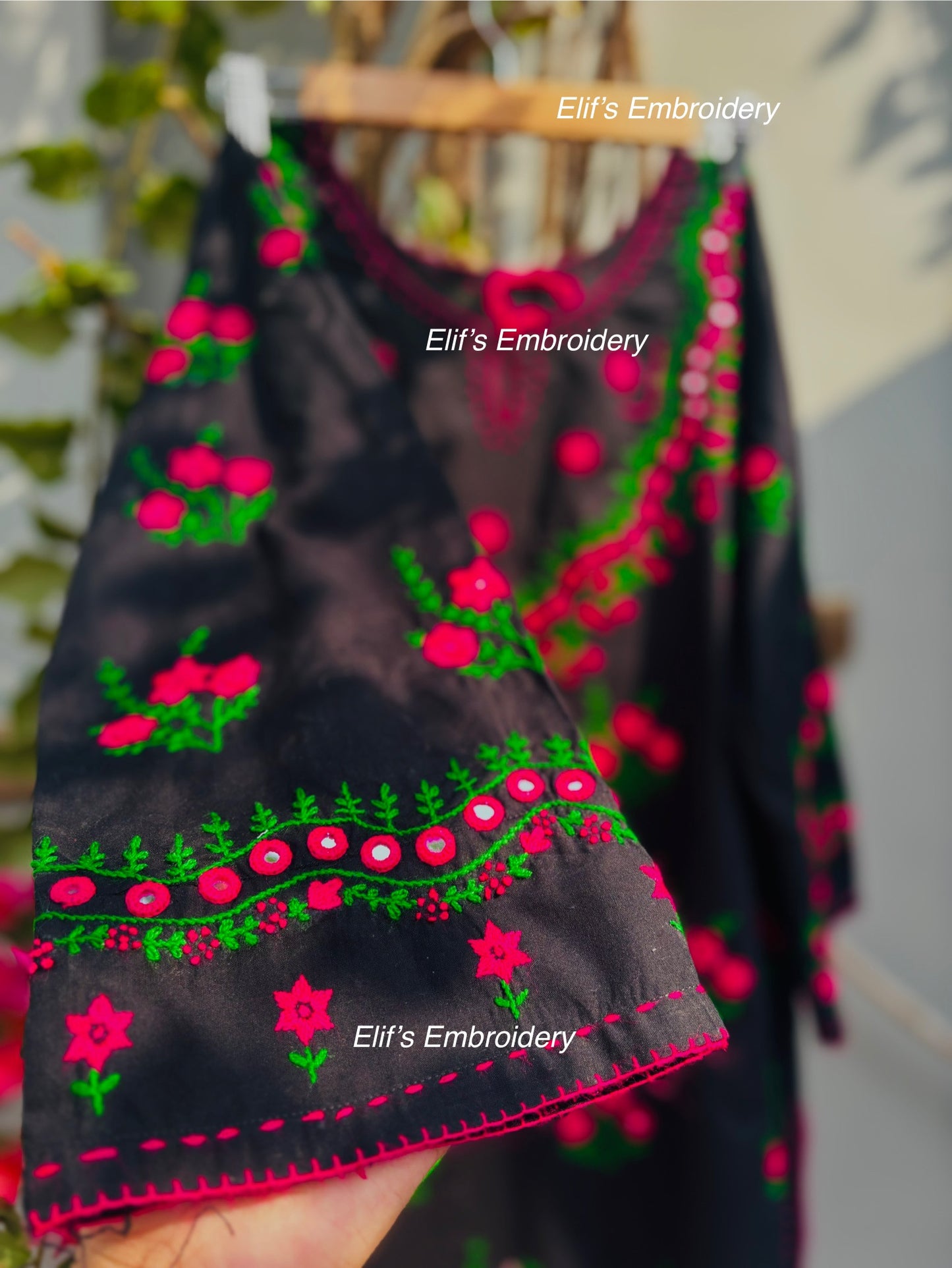 Raveesha - 1Pc Hand Embroidered Shirt