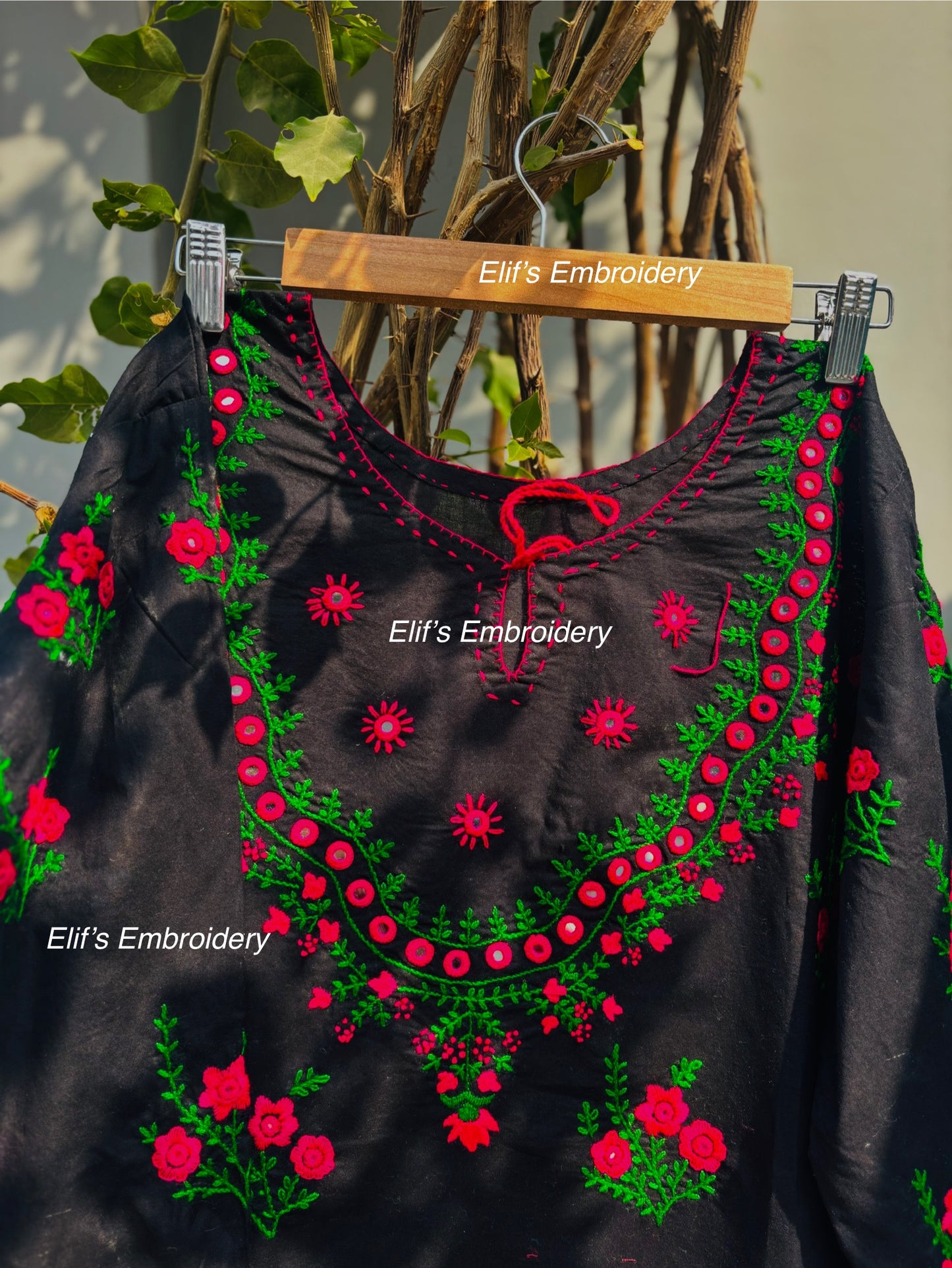 Raveesha - 1Pc Hand Embroidered Shirt