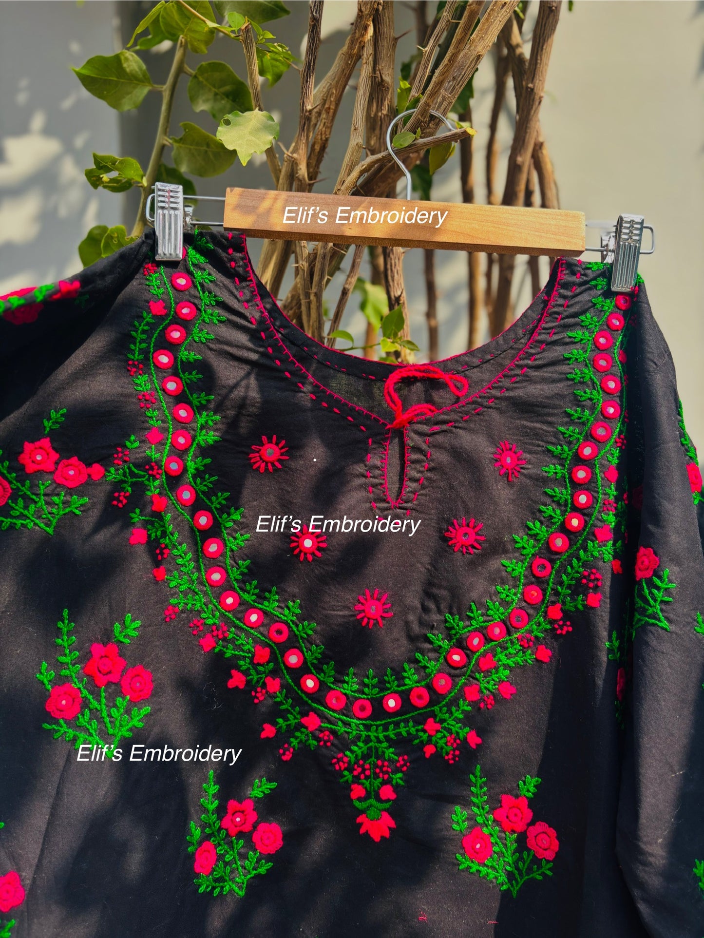 Raveesha - 1Pc Hand Embroidered Shirt