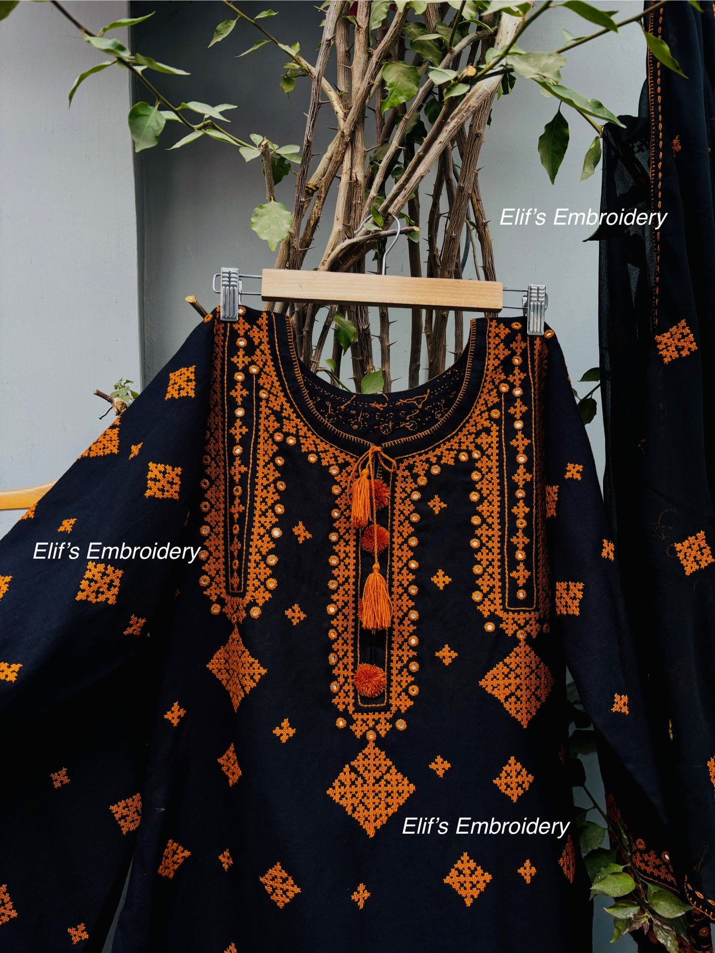 Rimaya - 3Pc Hand Embroidered Suit