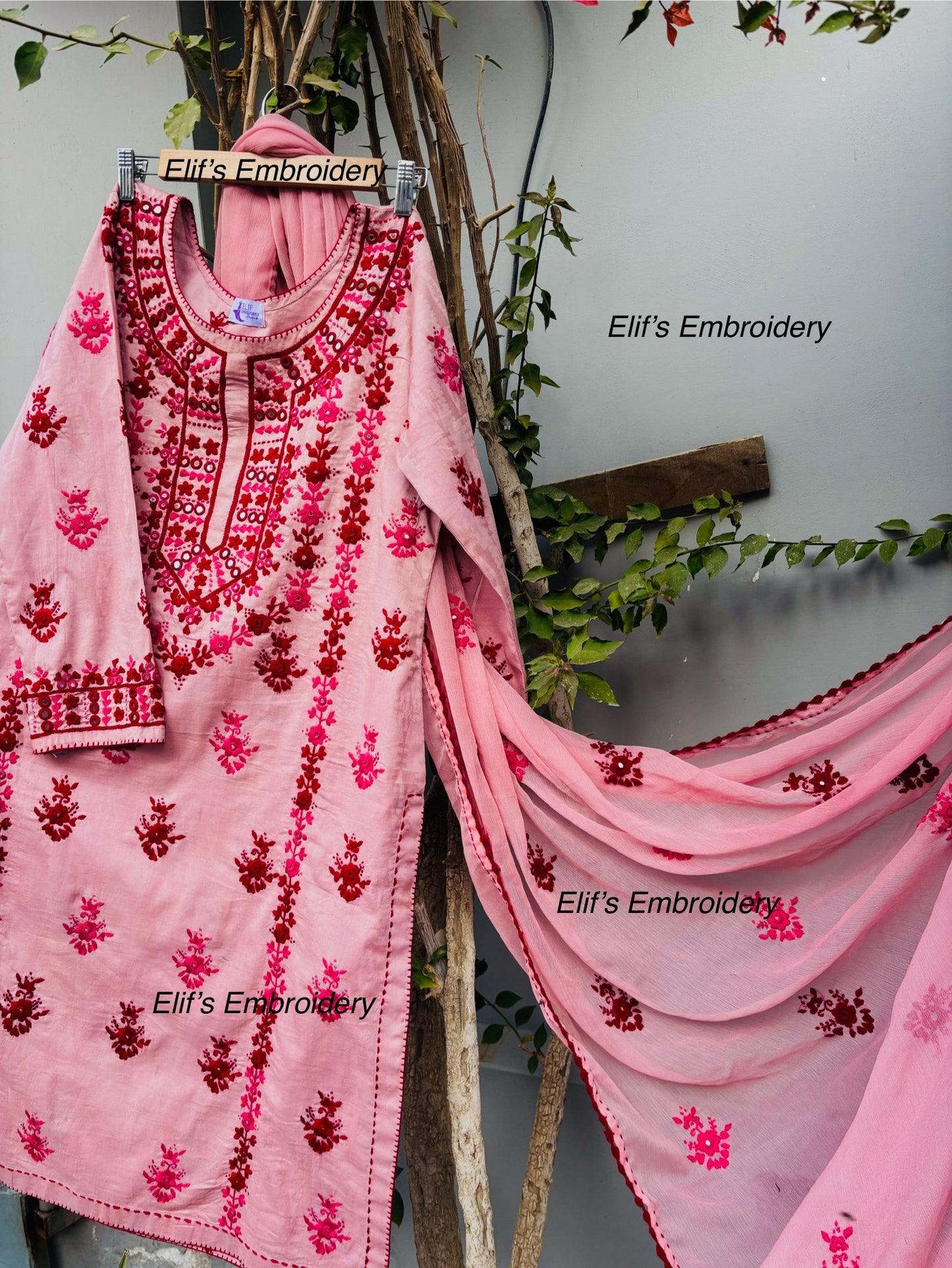 Hadeel - 3Pc Hand Embroidered Suit
