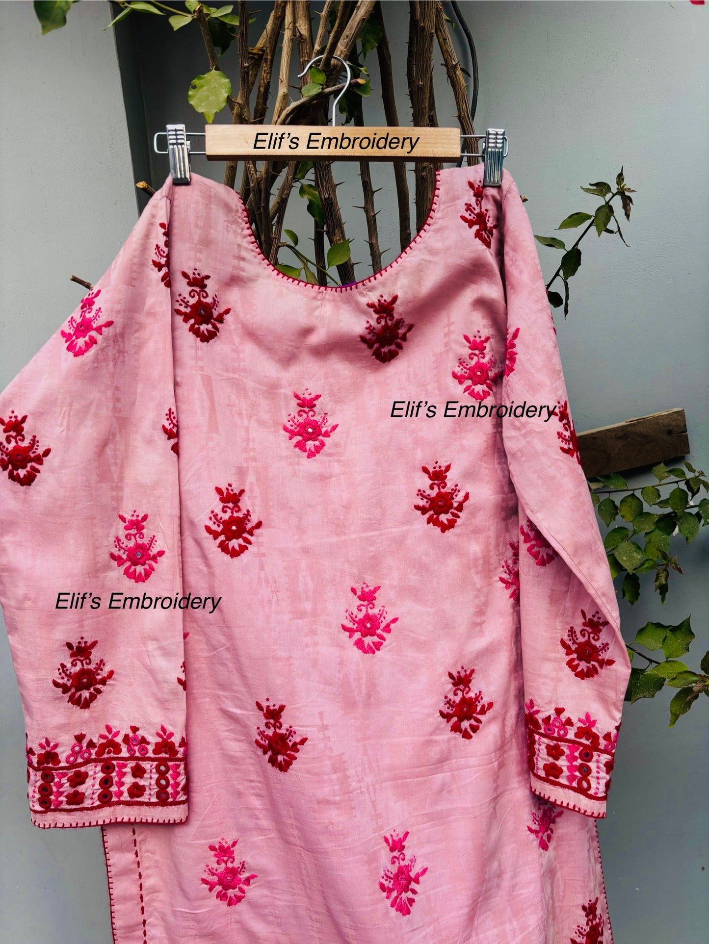 Hadeel - 3Pc Hand Embroidered Suit