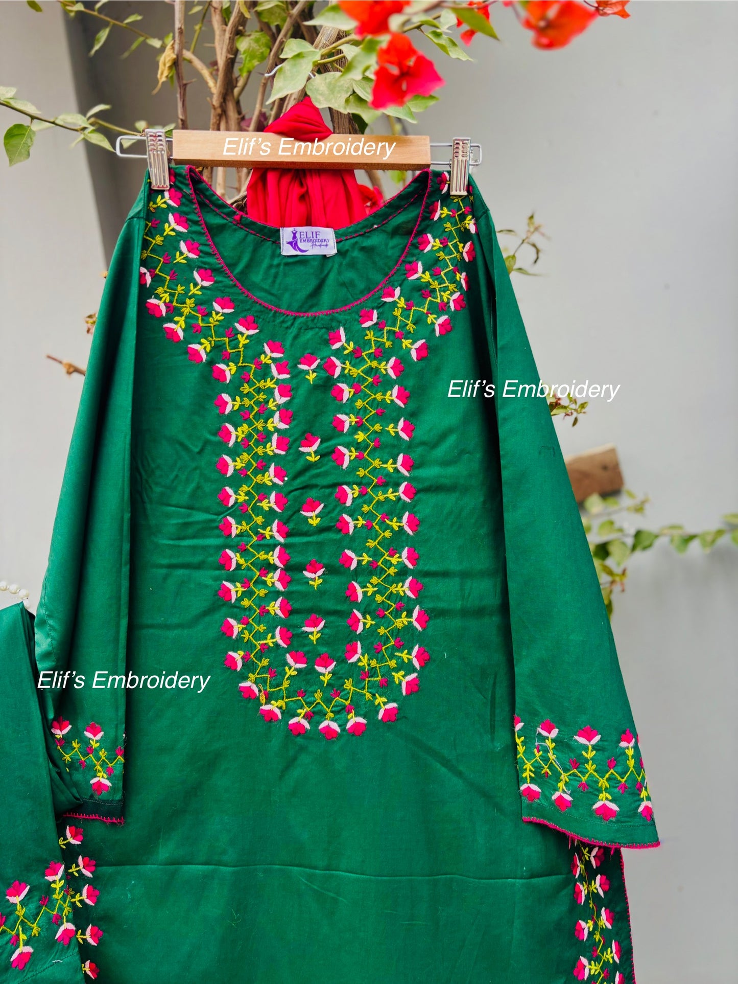 Hibah - 3Pc Hand Embroidered Suit