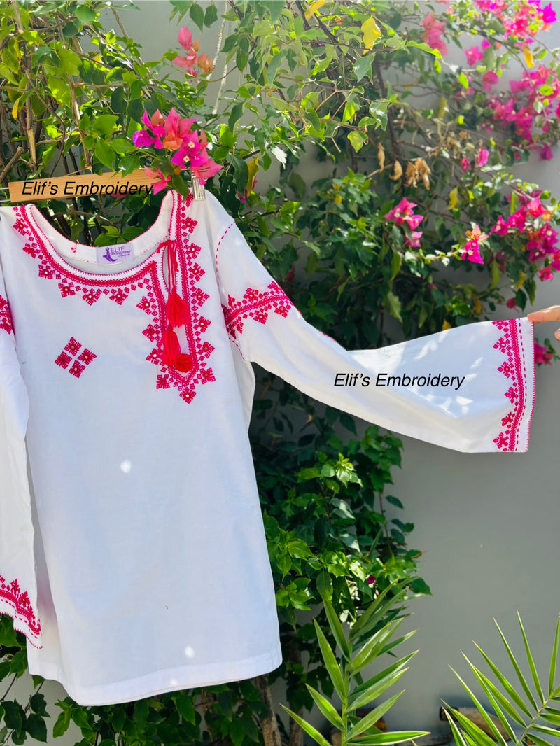 Ayla - Hand Embroidered Top