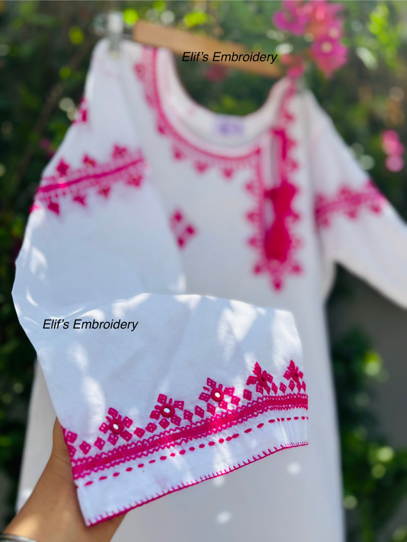 Ayla - Hand Embroidered Top