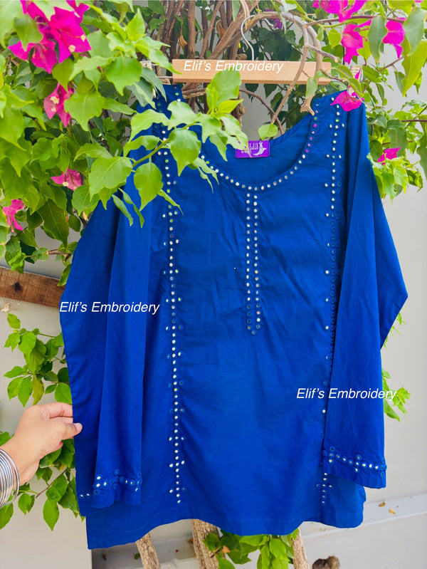 Camilla - 2Pc Hand Embroidered Shirt