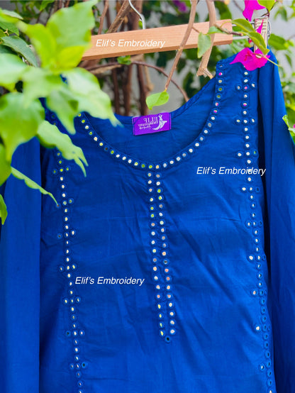 Camilla - 2Pc Hand Embroidered Shirt