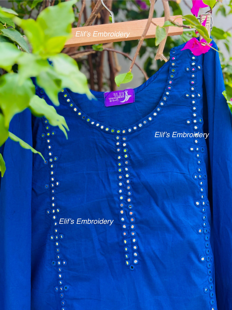 Camilla - 2Pc Hand Embroidered Shirt