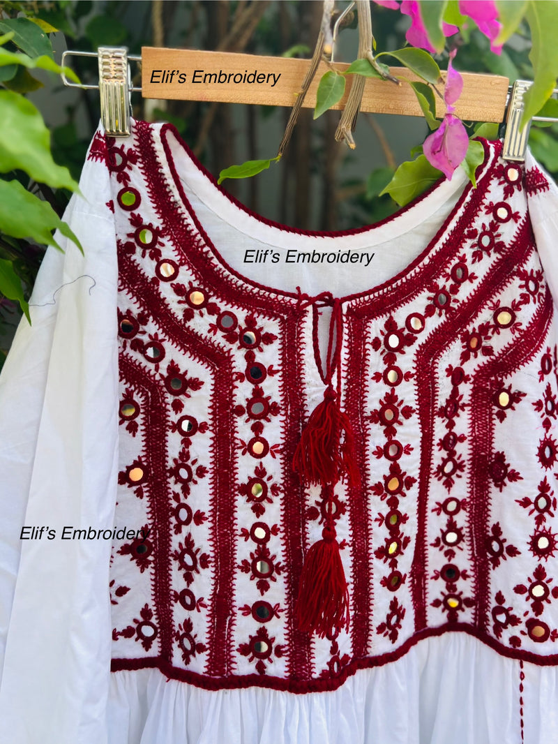 Hooriya - 2PC Hand Embroidered Suit