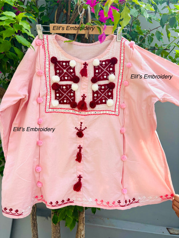 Rubaisha - 2Pc Hand Embroidered Shirt
