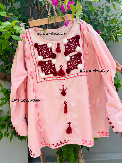 Rubaisha - 2Pc Hand Embroidered Shirt